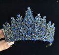 Crystal Wedding Crowns For Queens Princess Large Bridal Tiara Crown For Pageant Miss Universe Wedding Hair Jewelry Headdress