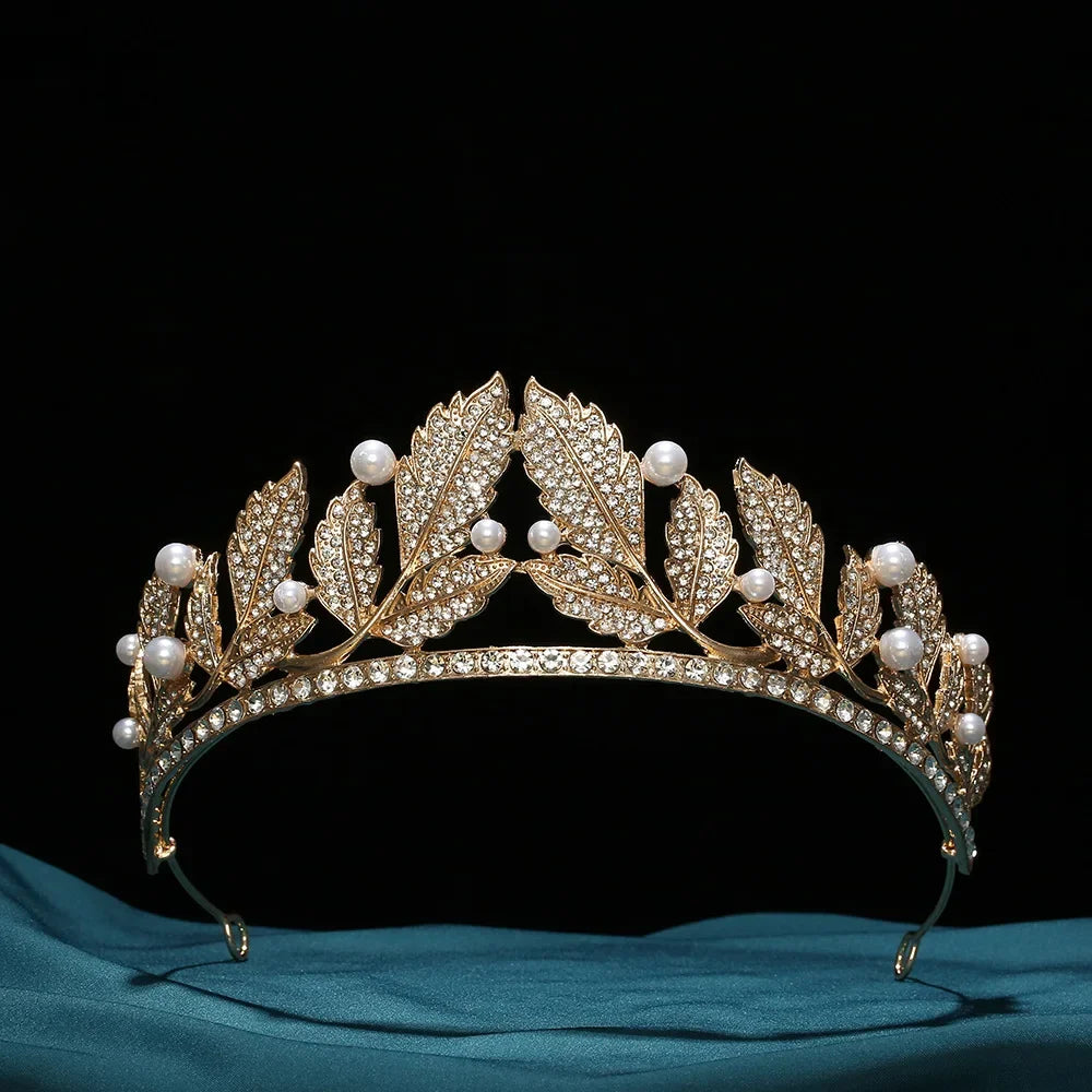 Princess Crowns For Women Girl Rhinestone Queen Bridal Tiara Crown For Wedding Bride Headdress Party Prom Hair Jewelry Diadem sliver 1