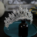 Baroque Princess Queen Crowns For Wedding Crystal Bridal Tiara Crown For Pageant Women Diadem Party Prom Hair Jewerly Headpiece as pic 4