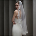 White Bridal Veil Leaf Lace Wedding Veils For Brides Evening Dinner Party Dress Women Girl Gifts Hair Accessories Jewelry
