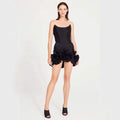 High Quality Women Sexy Strapless Bodycon Mini Bandage Dress Florals Celebrate Girls' Birthday Party Nightclub Outfit