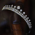 Bridal Hair Jewelry Crystal Zirconia Tiaras and Crowns Rhinestones Headband For Brides Women Girl Diadem Wedding Accessories a