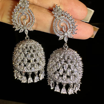 Luxury AAA Zircon Bridal Earrings CZ Cubic Zirconia Wedding Earring For Brides Women Accessories Dinner Party Gifts Jewelry a