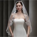 White Bridal Veil Leaf Lace Wedding Veils For Brides Evening Dinner Party Dress Women Girl Gifts Hair Accessories Jewelry