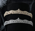 AAA Zircon Tiara Crown Zirconia Diadem Women Brides Princess Queen Headpiece Headband Wedding Accessories Bridal Hair Jewelry