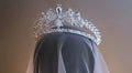 Bridal Hair Jewelry Crystal Zirconia Tiaras and Crowns Princess Queen Diadem For Brides Women Headpieces Wedding Accessories