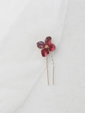 Wedding Accessories Red Flower Hair Comb Pin Clip Leaf Hairpin For Brides Bridesmaids Women Girl Head Pieces Bridal Jewelry 7