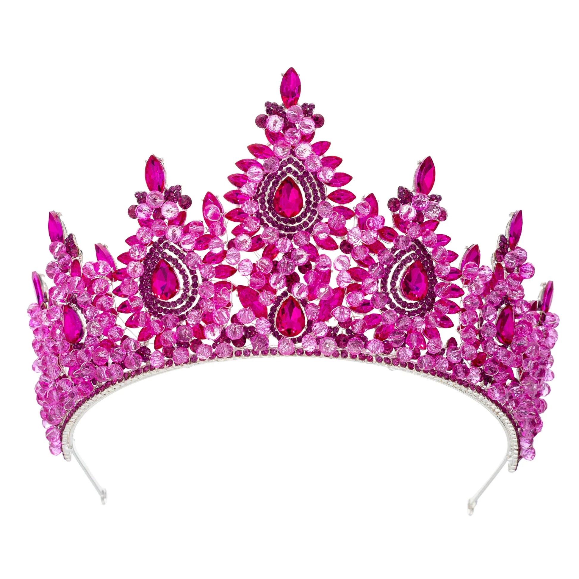 Crystal Queen Crowns For Women Princess Bridal Tiara Crown For Wedding Pageant Bride Headpiece Party Prom Hair Jewelry Headdress as picture 4