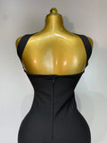Women Sexy Backless Bodycon Bandage Dress Sleeveless Maxi Long Elegant Dresses Luxury Birthday Dress Club Party Outfit