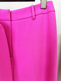 2024 Elegant Women's Light Luxury Suit Pants Set with Large Collar Long Sleeve Slim Fit Short Suit Coat and Pants Two Piece Set