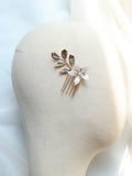 Wedding Accessories Gold Color Flower Hair Comb Pin Clip Crystal Hairpins For Brides Bridesmaids Leaf Head pieces Bridal Jewelry d