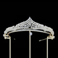 Cubic Zirconia Tiaras and Crowns Zircon Headband For Brides Women Prom Pageant Headpiece Wedding Accessories Bridal Hair Jewelry