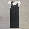Top Quality Women Sexy Strapless Off the Shoulder Bodycon Long Bandage Dress Celebrate Nightclub Party Birthday Outfit