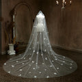 Long Butterfly Bridal Veil Lace Wedding Veils For Evening Dinner Party Dress Women Gift Hair Accessories Brides Jewelry