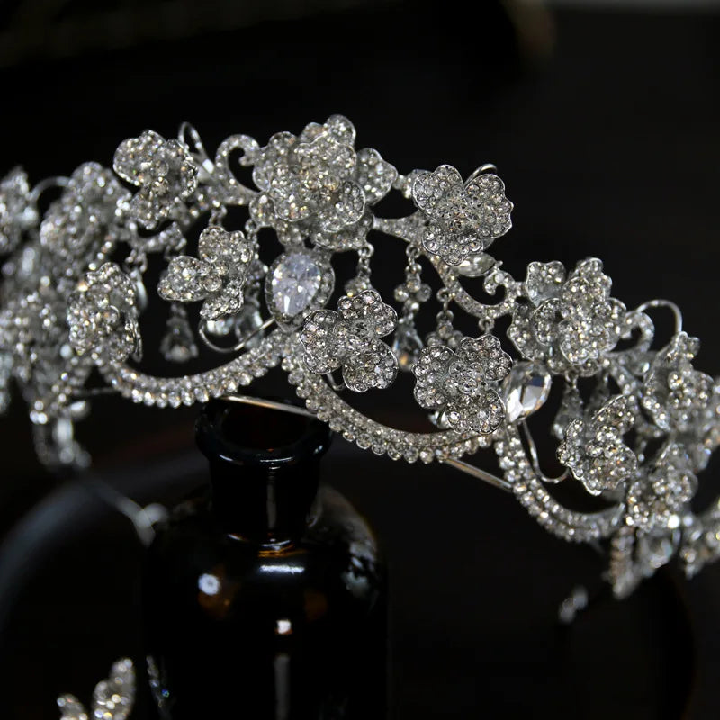 Wedding Hair Crowns For Bride Hair Accessories Princess Queen Bridal Tiara Crown For Pageant Women Party Prom Wedding Headdress