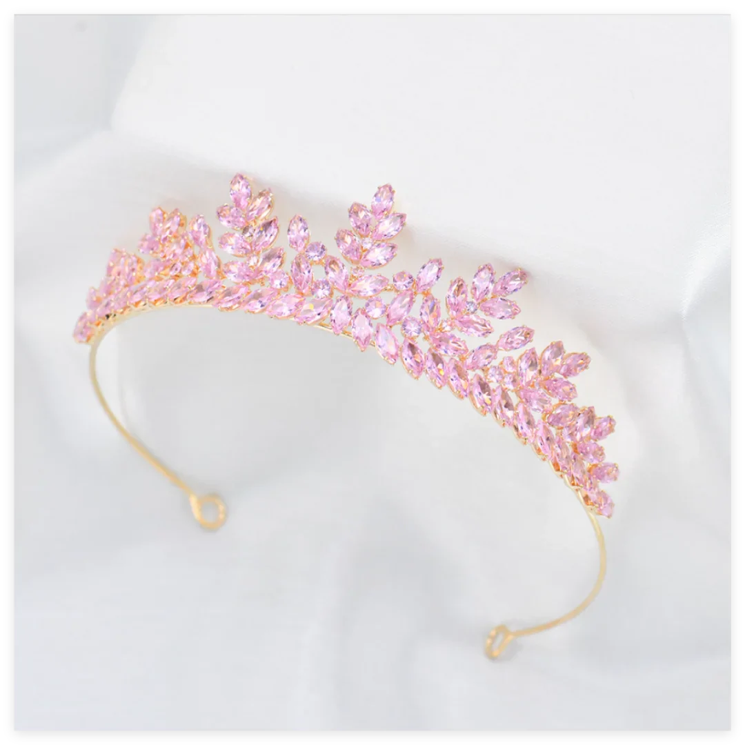 Crystal Crowns For Women Girl Princess Bridal Tiara Crown Wedding Hair Accessories 15 Years Birthday Party Diadem Prom Headpiece