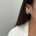 High Quality AAA Zircon Bridal Earrings Gold Color Cubic Zirconia Wedding Earring Brides Women Accessories Birthday Gift Jewelry