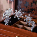Bridal Hair Jewelry Snow Flower Headband Hairband For Brides Women Crystal Rhinestones Headpieces Headwear Wedding Accessories a