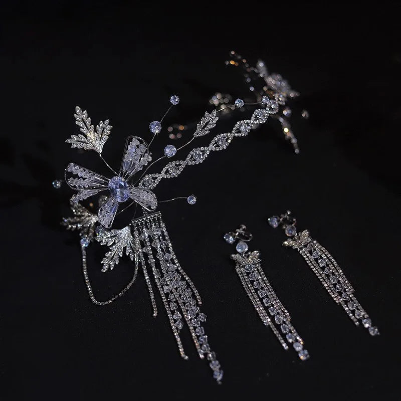 Wedding Hair Accessories Crystal Headband Hairband Rhinestones Headpiece Headdress For Brides Women Headwear Bridal Jewelry