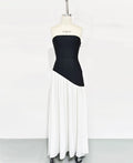 WholeWomen Sexy Strapless Off the Shoulder Bodycon Long Maxi Dress Birthday Party Celebrate Cocktail Evening Outfit
