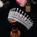 Bridal Hair Jewelry AAA Zircon Tiaras and Crowns Zirconia Headpiece For Brides Women Princess Queen Headband Wedding Accessories