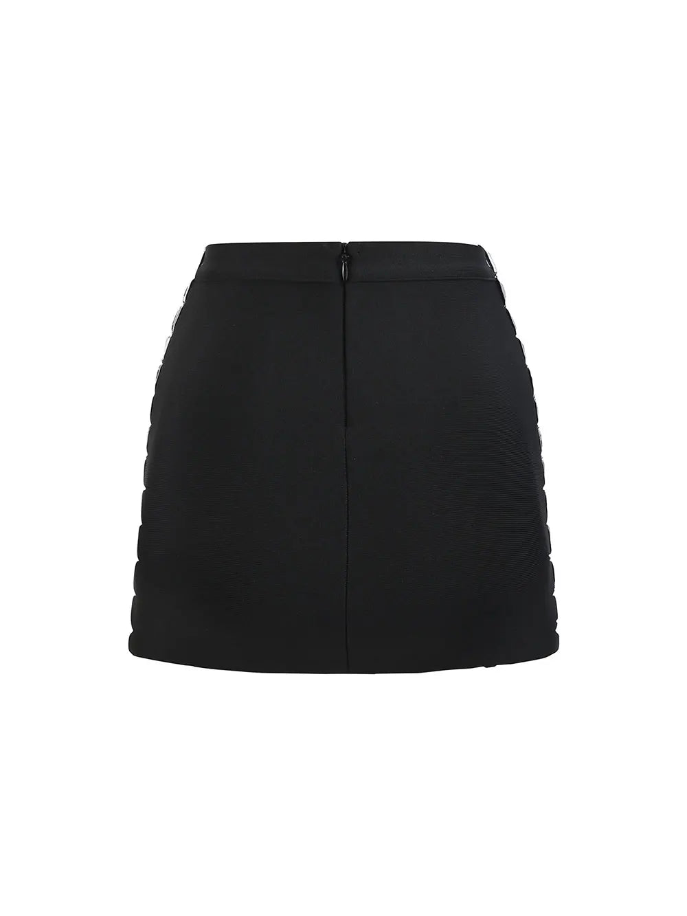 Women Light Luxury Nail Bead Short Skirt Sets With Hanging Neck Style Sleeveless Ultra Short Top + Mini Skirt Two-Piece Set