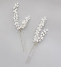 Silver Color Hair Pin Clip Handmade Leaf Hairpin For Brides Bridesmaids Gifts Head Piece Wedding Accessories Bridal Jewelry b