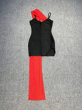 Women Sexy Halter Off the Shoulder Bodycon Mini Bandage Dress Fashion Celebrate Nightclub Party Birthday Dress