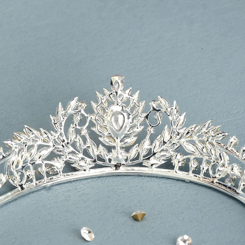 Princess Crowns For Women Girl Rhinestone Queen Bridal Tiara Crown For Wedding Bride Headdress Party Prom Hair Jewelry Diadem
