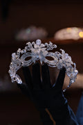 Bridal Hair Jewelry Rhinestones Zirconia Tiaras and Crowns Princess Queen Diadem For Brides Women Headpieces Wedding Accessories