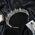 Wedding Hair Accessories Crystal Zircon Tiaras and Crowns CZ Zirconia Headband For Brides Princess Queen Diadem Bridal Jewelry