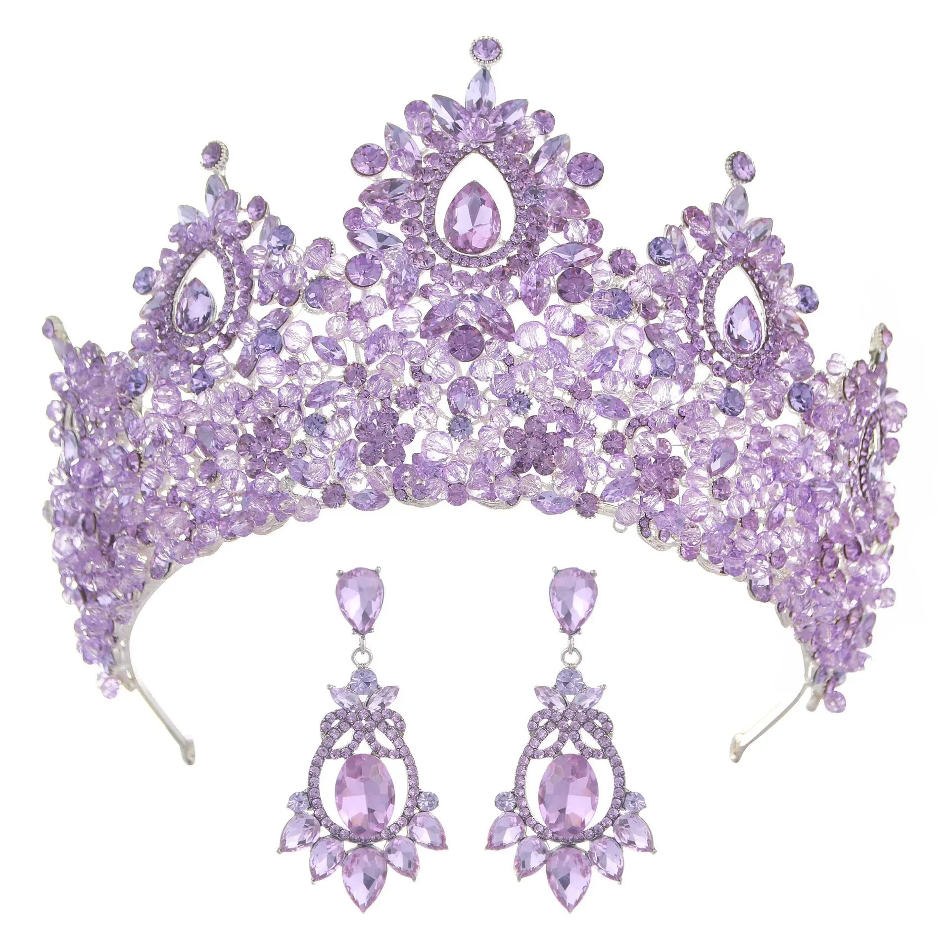 Baroque Crown For Queen Luxury Crystal Bridal Crowns And Tiaras For Wedding Hair Accessories Pageant Prom Hair Jewelry Headdress as picture 3