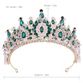 Princess Queen Crowns For Wedding Bride Headdress Crystal Bridal Tiara Crown For Pageant Women Diadem Wedding Hair Accessories