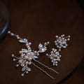 Wedding Accessories Pearl Crystal Hair Pin Clip Vintage Gold Silver Color Head Pieces Bridesmaids Brides Hairpins Bridal Jewelry