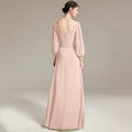 Customized Mother Dresses Simple A Line Bride Party Dress Chiffon Floor Length Occasion Gown Elegant robe invitée mariage