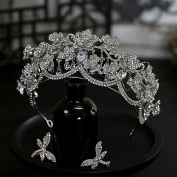 Wedding Hair Crowns For Bride Hair Accessories Princess Queen Bridal Tiara Crown For Pageant Women Party Prom Wedding Headdress