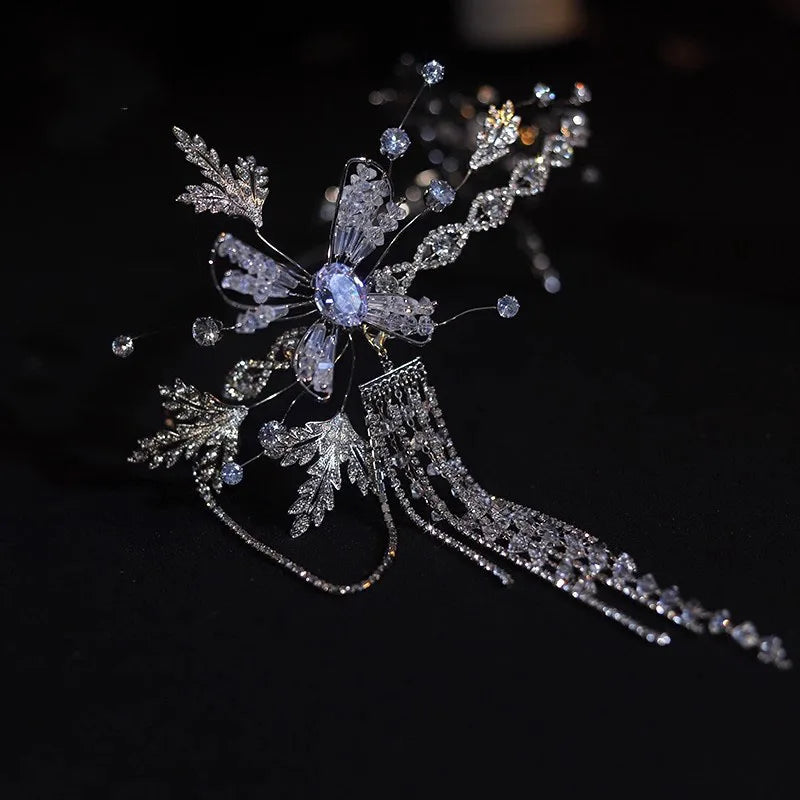 Wedding Hair Accessories Crystal Headband Hairband Rhinestones Headpiece Headdress For Brides Women Headwear Bridal Jewelry