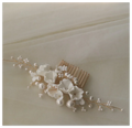 Flower Bridal Hair Comb Headpieces For Wedding Hair Accessories Pearl Bride Hairpin Hair Clips Prom Wedding Hair Piece Headdress gold
