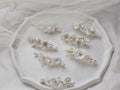 Wedding Accessories Porcelain Flower Hair Pin Clip Women Girl Hairpin For Brides Gold Silver Color Head Piece Bridal Jewelry