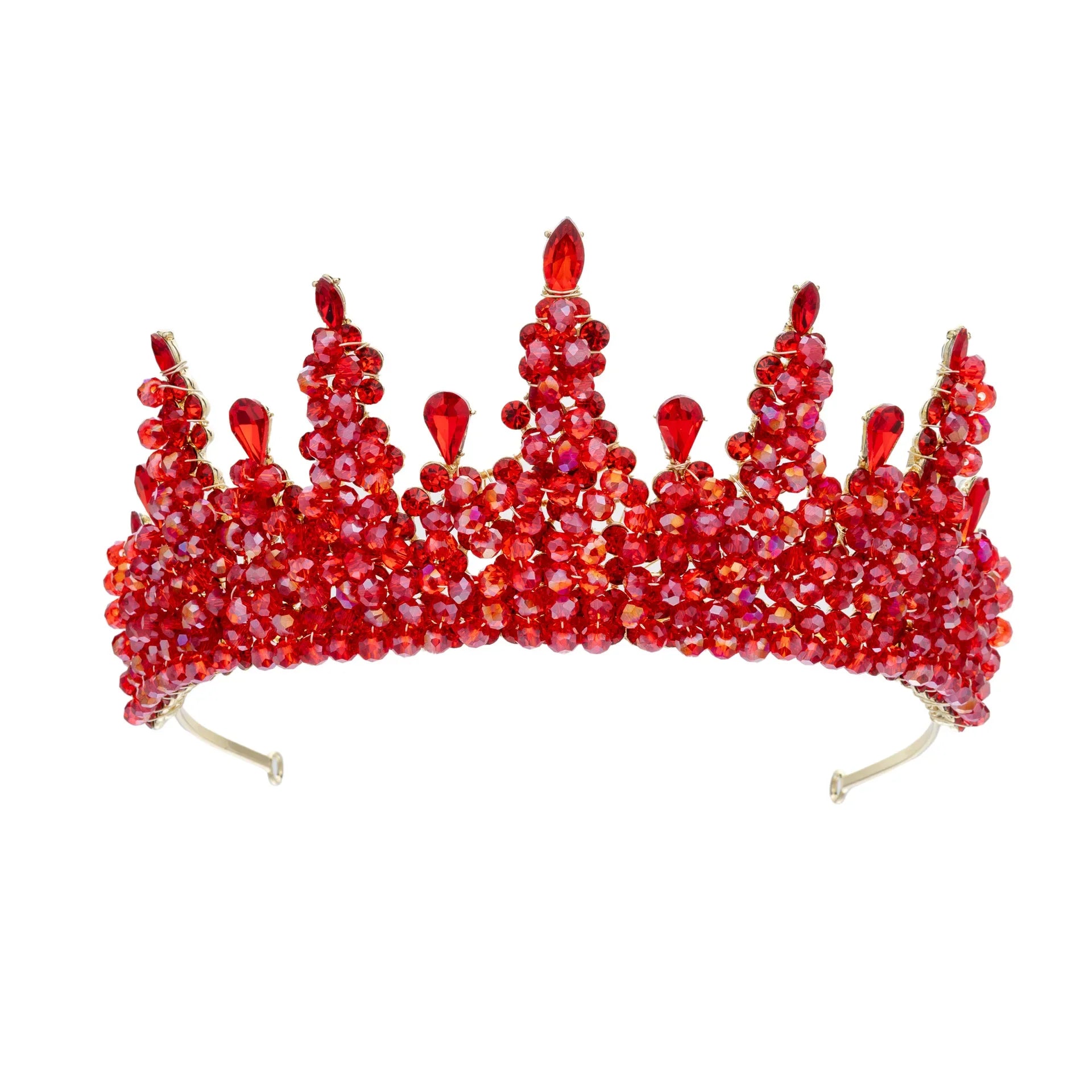 Baroque Queen Crowns For Women Crystal Princess Bridal Tiara Crown For Wedding Headpiece Paganrt Diadem Party Prom Hair Jewelry as picture 3