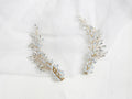 Bridal Jewelry Crystal Rhinestones Opal Hair Clips Pins Pearls Hairpins Brides Bridesmaids Head Pieces Women Wedding Accessories a gold color