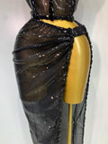 Sexy Shiny Diamond Two Piece Set Women Evening Celebrate Festival Luxury Birthday Party Nightclub Singer Stage costume