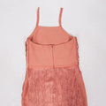 2025 Spring Sexy Women's Tassel Bandage Dress Hanging Neck Sleeveless Bodycon Backless Long Dresses Evening Club Party Vestidos