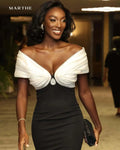 New Arrival Women Sexy Off the Shoulder Shinning Crystal Bodycon Long Bandage Dress Elegant Evening Party Prom Celebrate Outfit
