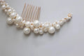 Pearl Beads Hair Comb Pin Clip For Brides Party Dinner Dress Long Hairpins Head Piece Wedding Accessories Bridal Hair Jewelry gold color a