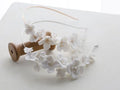 Porcelain Flower Headband Hairband Vintage Headpieces For Brides Tiaras Crowns Headdress Wedding Accessories Bridal Hair Jewelry