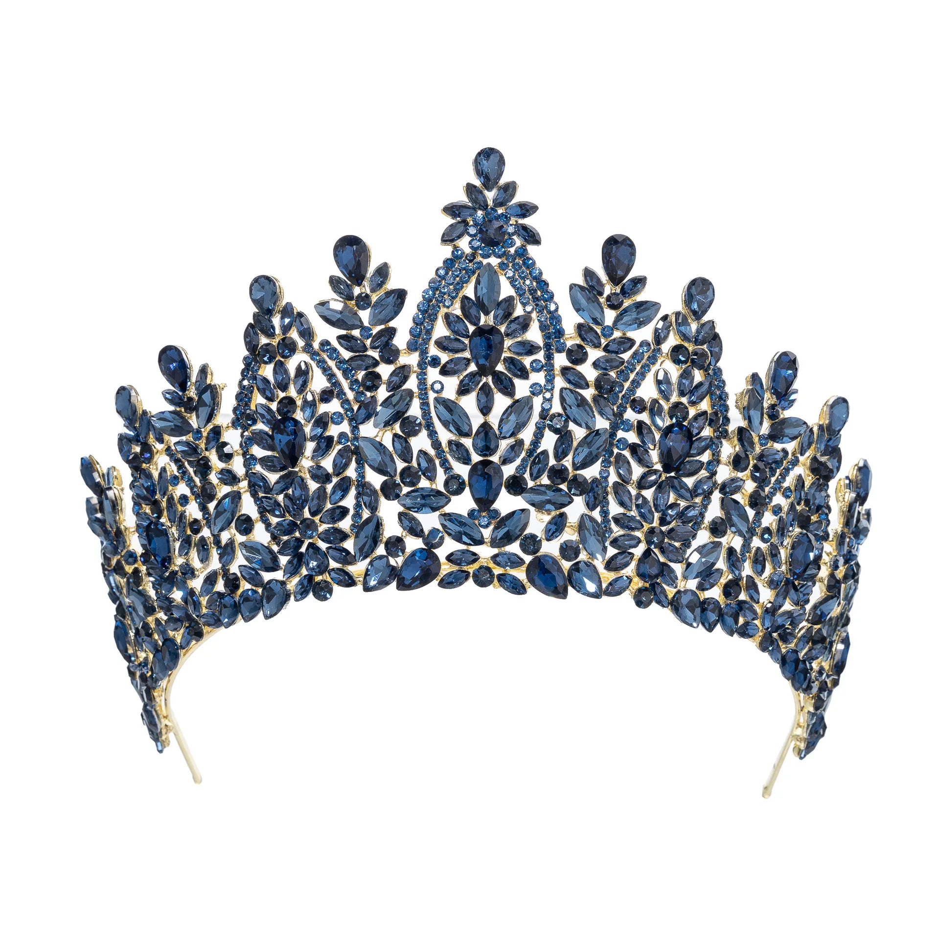 Crystal Wedding Crowns For Queens Princess Large Bridal Tiara Crown For Pageant Miss Universe Wedding Hair Jewelry Headdress as picture 6