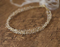 Handmade Gold Color Headband Hairband Vintage Headpiece Bride Prom Headwear Headdress Bridal Jewelry Wedding Hair Accessories