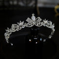 Crystal Crowns For Queen Wedding Hair Accessories Princess Bridal Tiara Crown For Women Pageant 15 Years Party Prom Headdress as picture 2