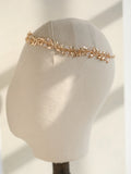 Wedding Hair Accessories Vintage Gold Color Headband Hairband Leaf Headpiece Headwear Bride Bridesmaids Headdress Bridal Jewelry